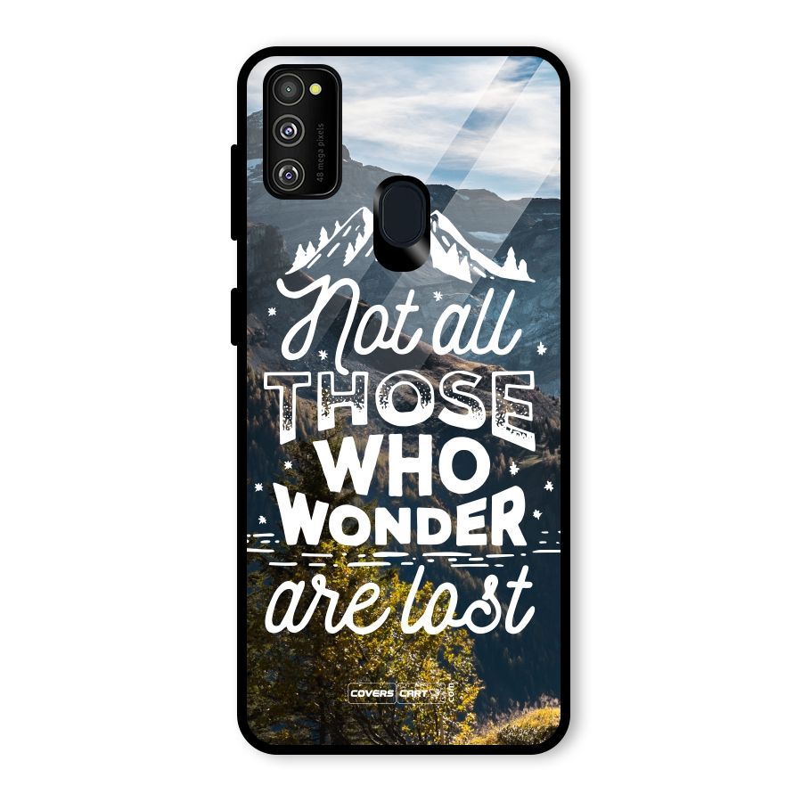 Wonder Lost Glass Back Case for Galaxy M30s