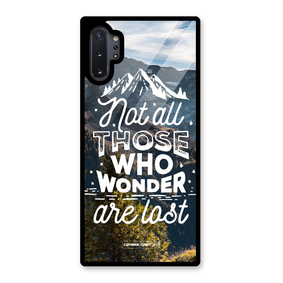 Wonder Lost Glass Back Case for Galaxy Note 10 Plus