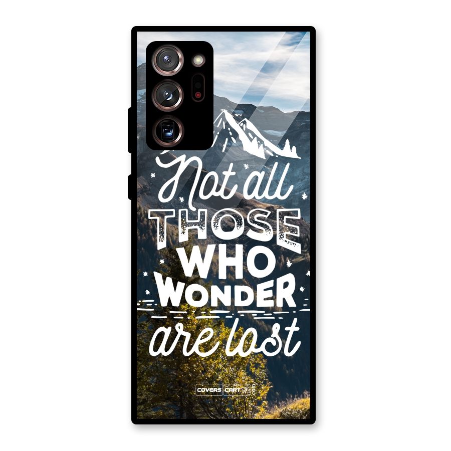 Wonder Lost Glass Back Case for Galaxy Note 20 Ultra