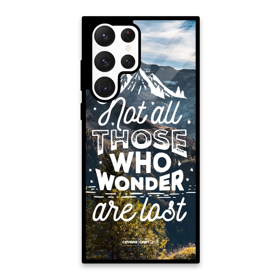 Wonder Lost Glass Back Case for Galaxy S22 Ultra 5G