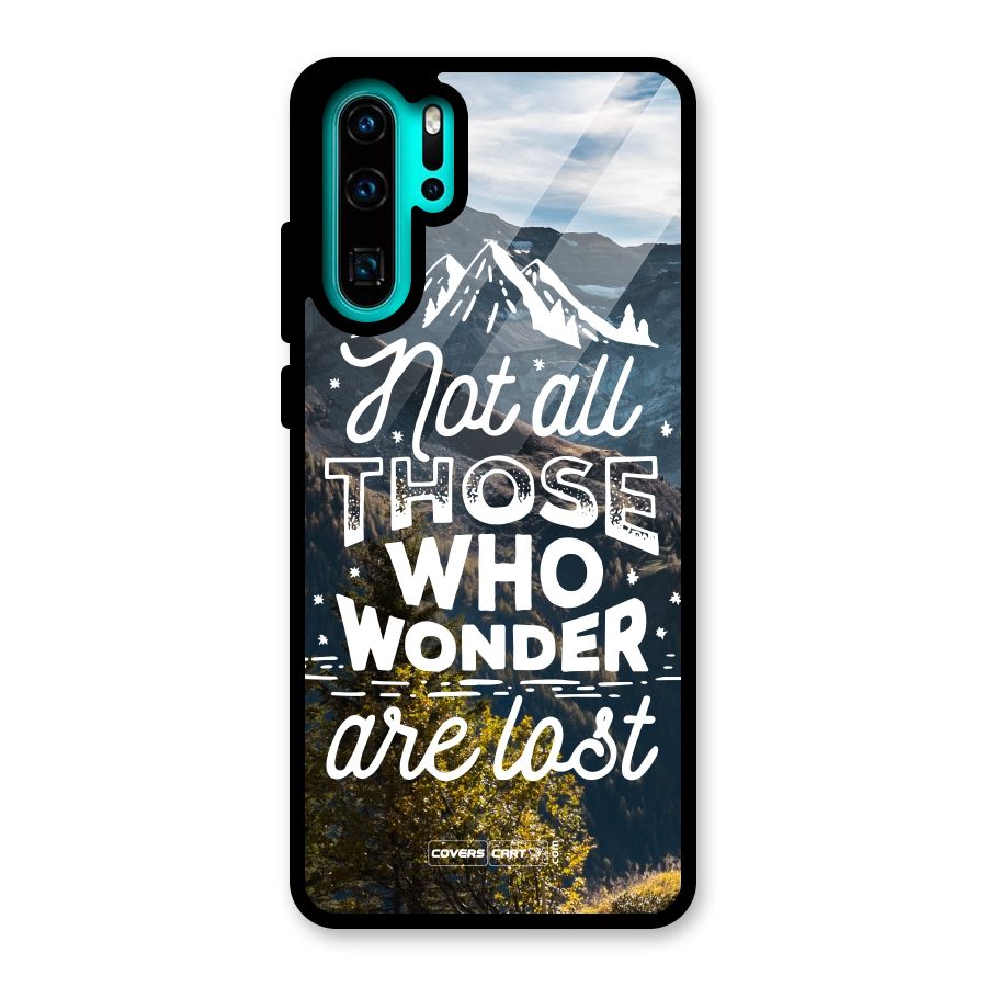 Wonder Lost Glass Back Case for Huawei P30 Pro