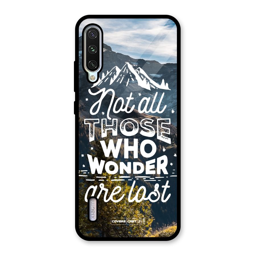 Wonder Lost Glass Back Case for Mi A3