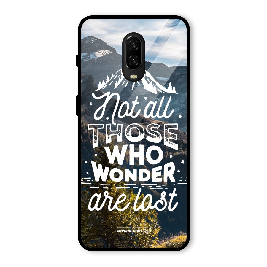 Wonder Lost Glass Back Case for OnePlus 6T