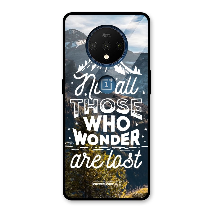 Wonder Lost Glass Back Case for OnePlus 7T