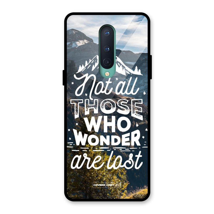 Wonder Lost Glass Back Case for OnePlus 8