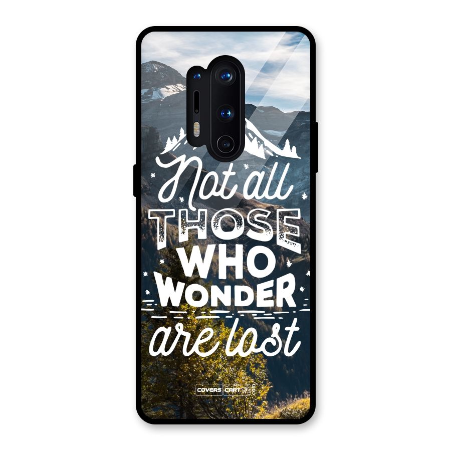 Wonder Lost Glass Back Case for OnePlus 8 Pro