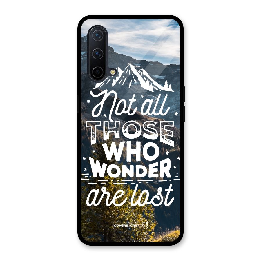 Wonder Lost Glass Back Case for OnePlus Nord CE 5G