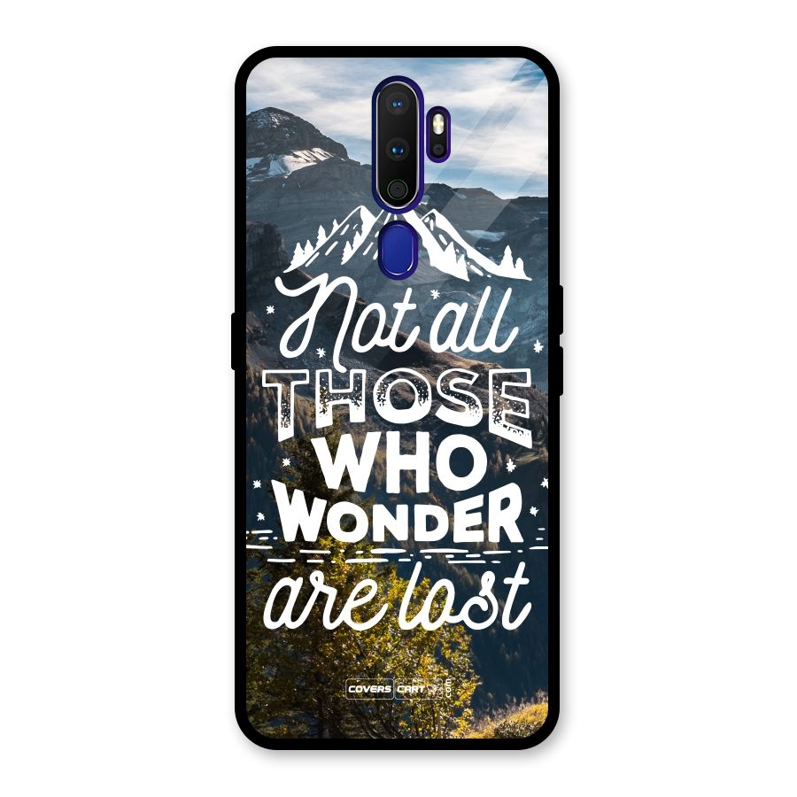 Wonder Lost Glass Back Case for Oppo A9 (2020)