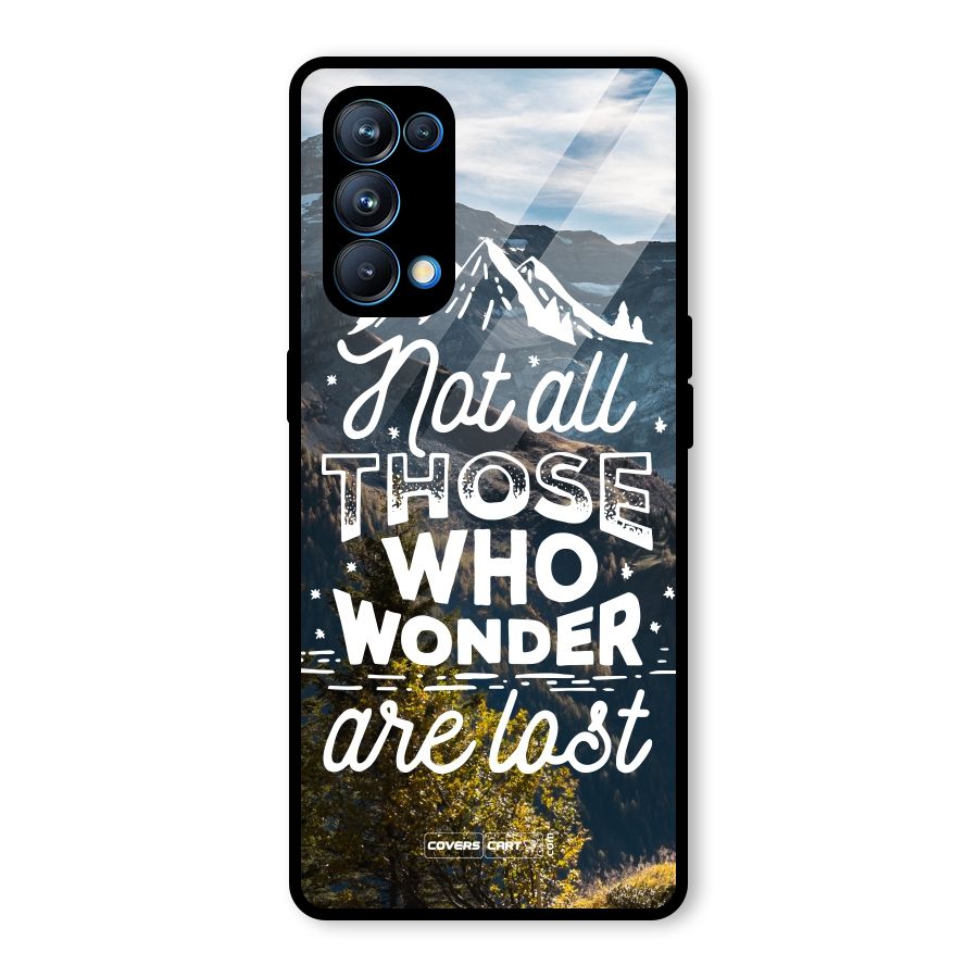 Wonder Lost Glass Back Case for Oppo Reno5 Pro 5G