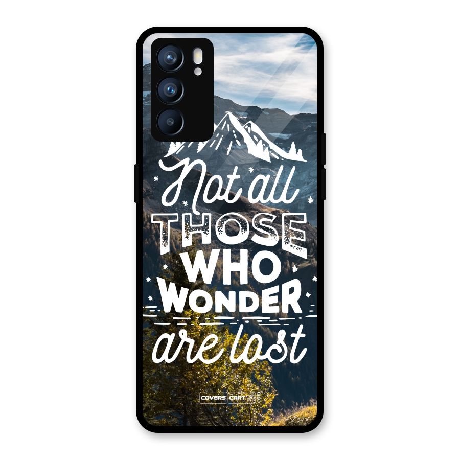 Wonder Lost Glass Back Case for Oppo Reno6 5G