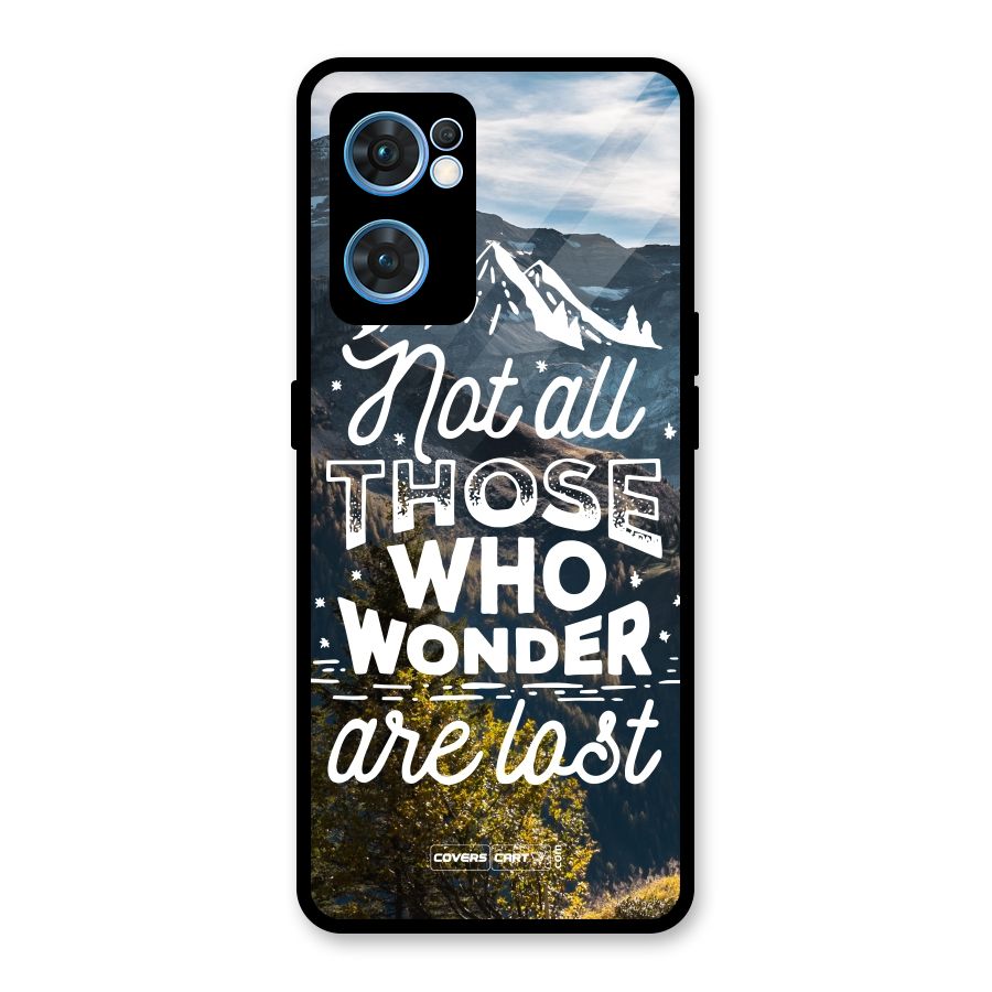 Wonder Lost Glass Back Case for Oppo Reno7 5G