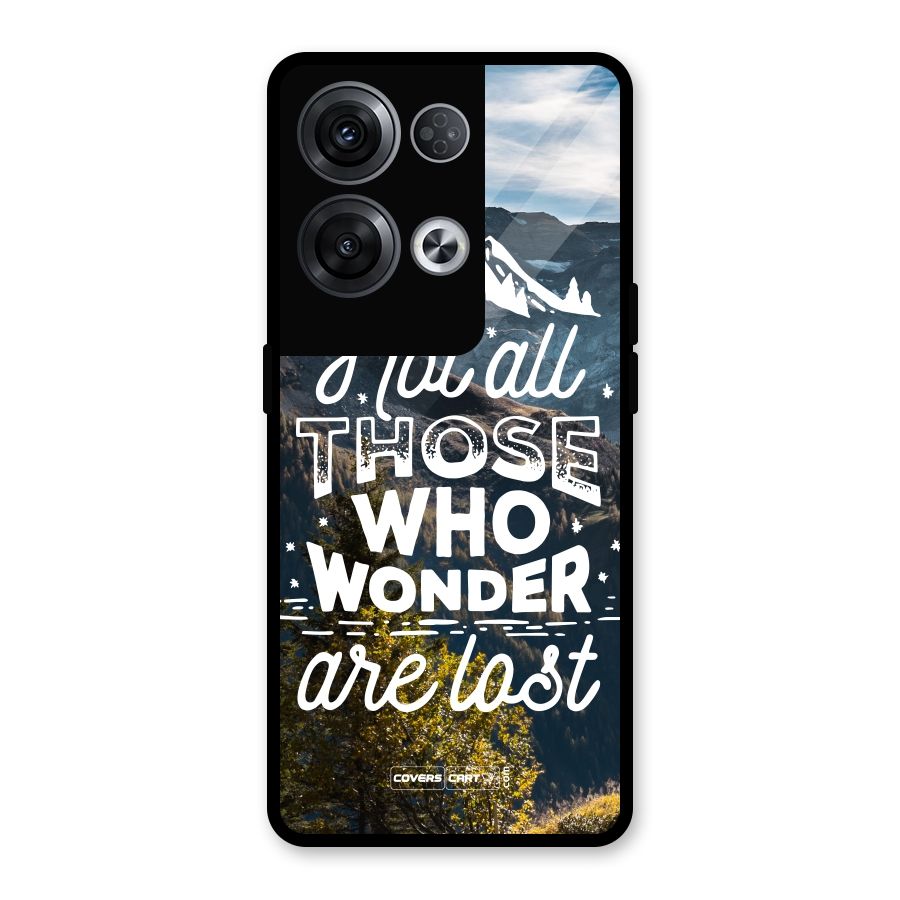 Wonder Lost Glass Back Case for Oppo Reno8 Pro 5G