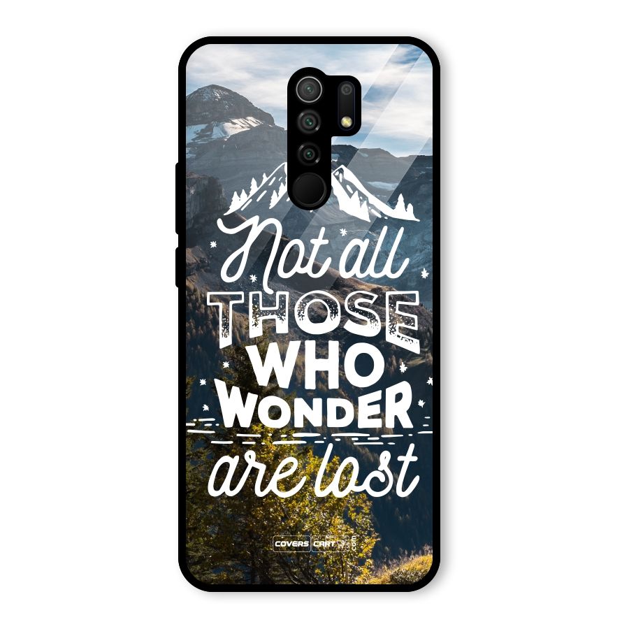 Wonder Lost Glass Back Case for Poco M2