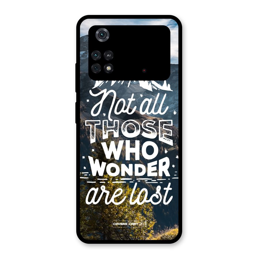 Wonder Lost Glass Back Case for Poco M4 Pro 4G