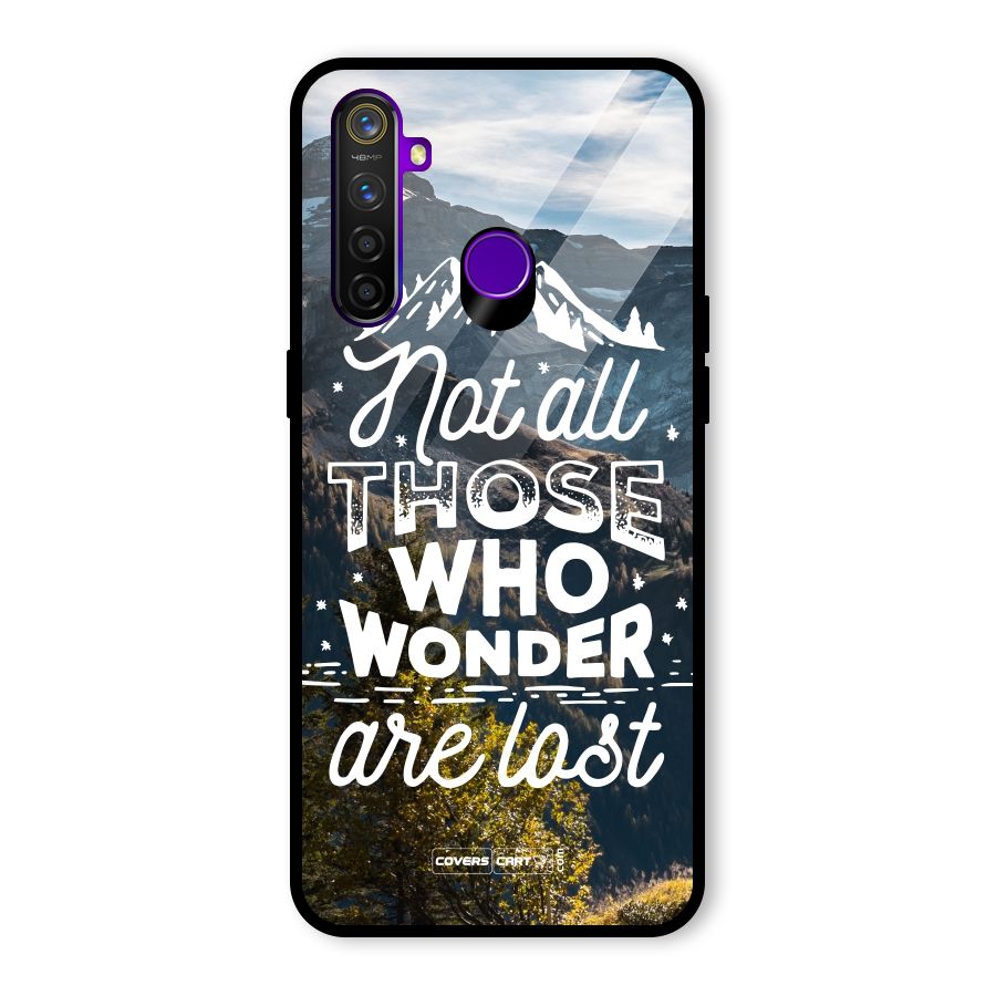 Wonder Lost Glass Back Case for Realme 5 Pro