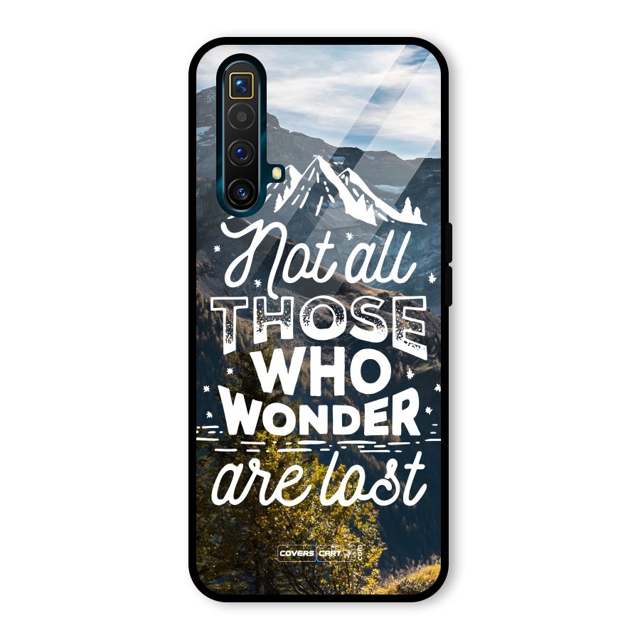 Wonder Lost Glass Back Case for Realme X3