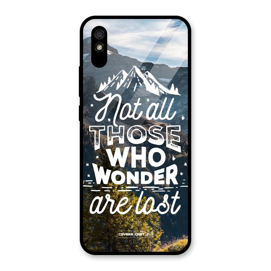 Wonder Lost Glass Back Case for Redmi 9i