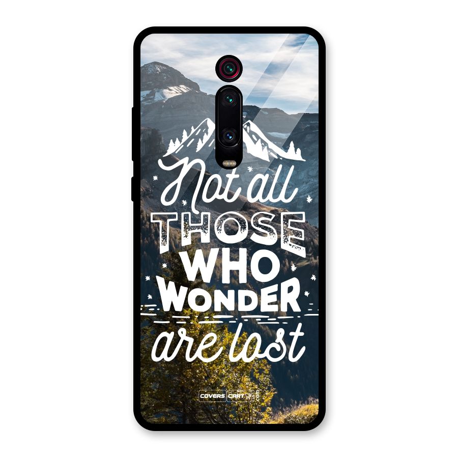 Wonder Lost Glass Back Case for Redmi K20
