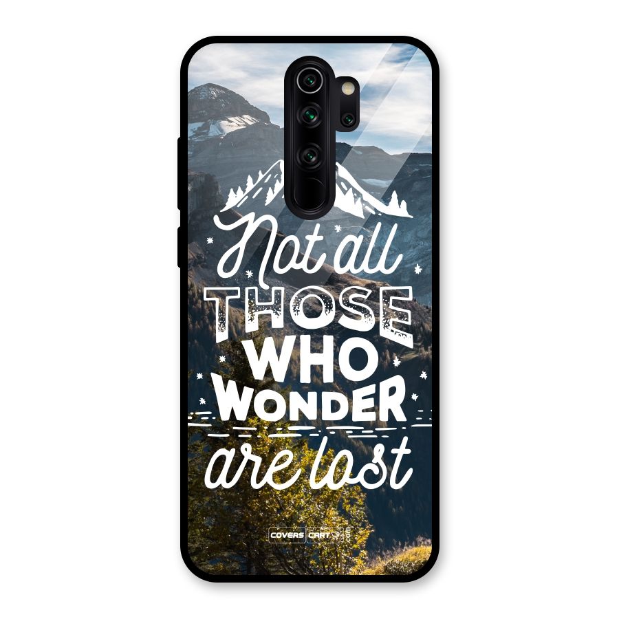 Wonder Lost Glass Back Case for Redmi Note 8 Pro