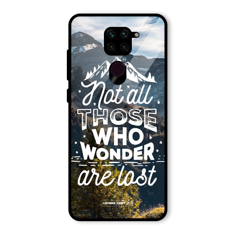 Wonder Lost Glass Back Case for Redmi Note 9