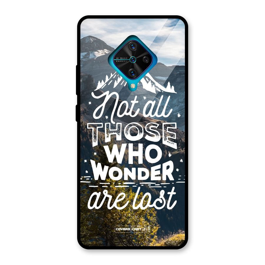 Wonder Lost Glass Back Case for Vivo S1 Pro