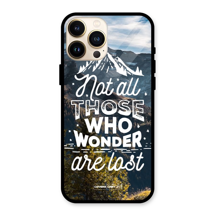 Wonder Lost Glass Back Case for iPhone 13 Pro Max