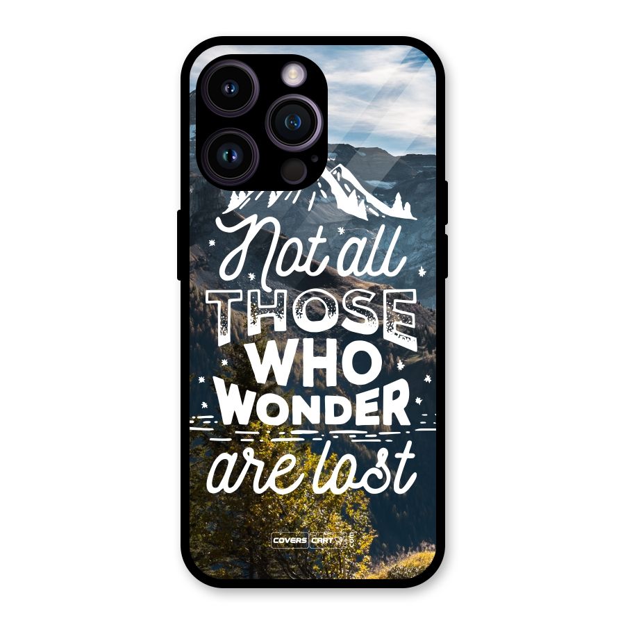 Wonder Lost Glass Back Case for iPhone 14 Pro Max