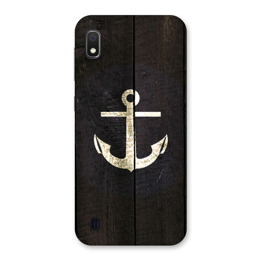 Wood Anchor Back Case for Galaxy A10
