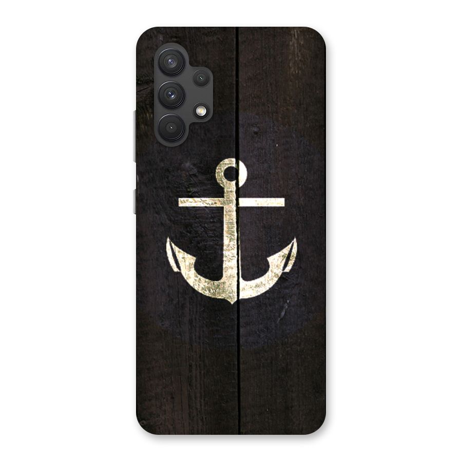 Wood Anchor Back Case for Galaxy A32