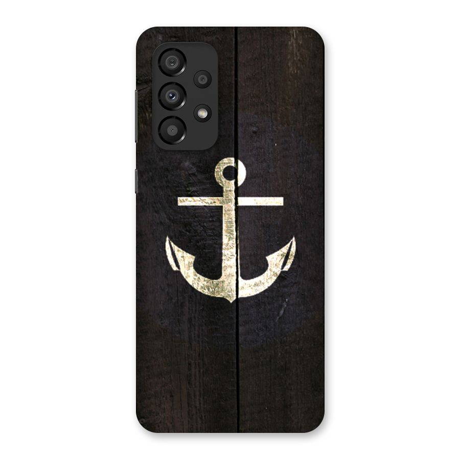 Wood Anchor Back Case for Galaxy A33 5G