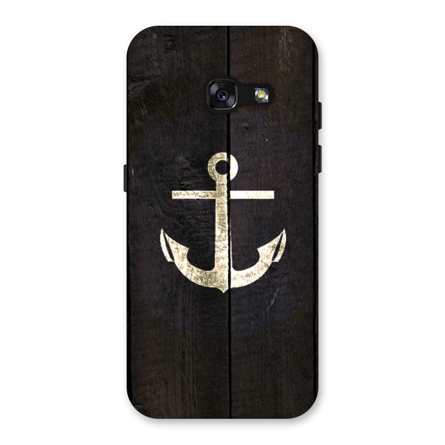 Wood Anchor Back Case for Galaxy A3 (2017)