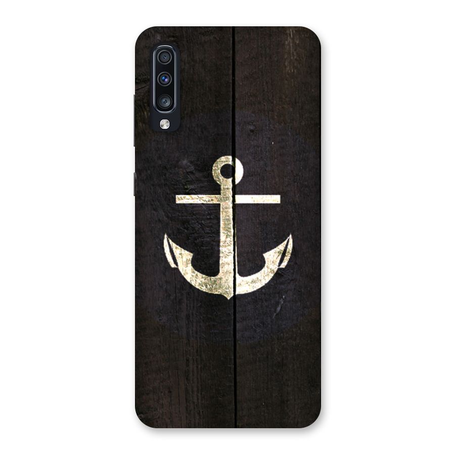 Wood Anchor Back Case for Galaxy A70