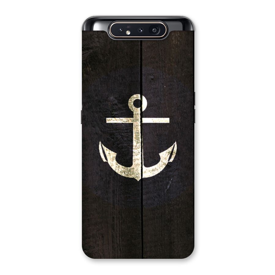 Wood Anchor Back Case for Galaxy A80