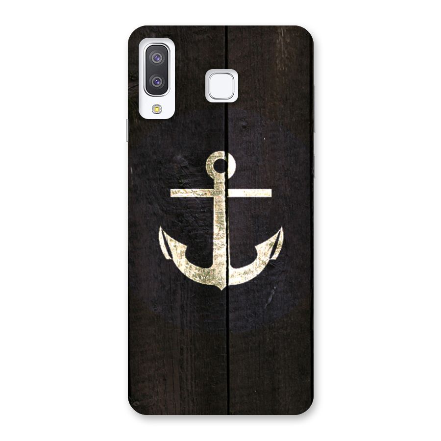 Wood Anchor Back Case for Galaxy A8 Star