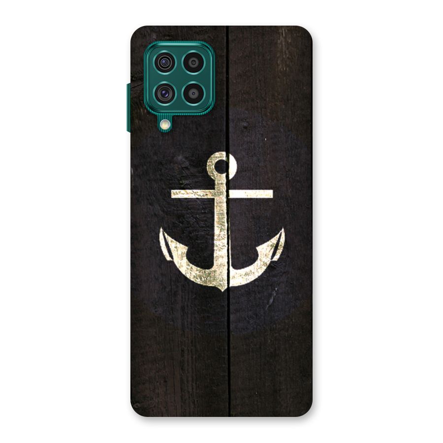 Wood Anchor Back Case for Galaxy F62