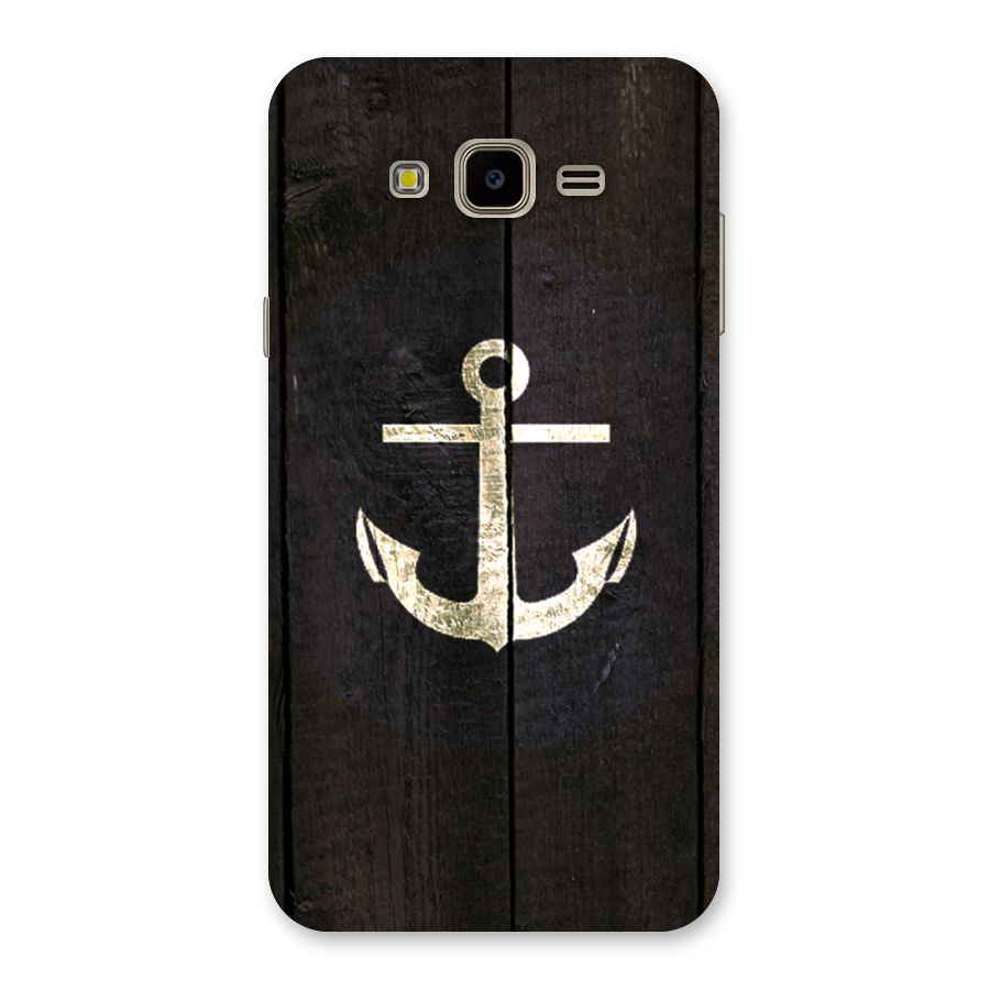 Wood Anchor Back Case for Galaxy J7 Nxt