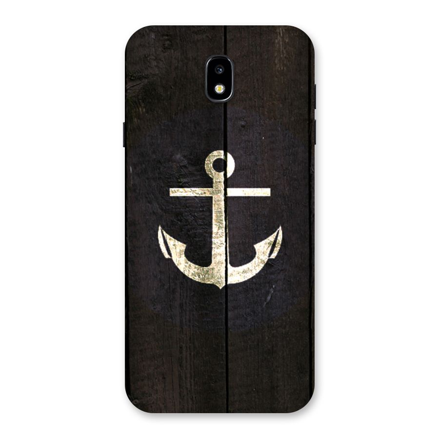 Wood Anchor Back Case for Galaxy J7 Pro