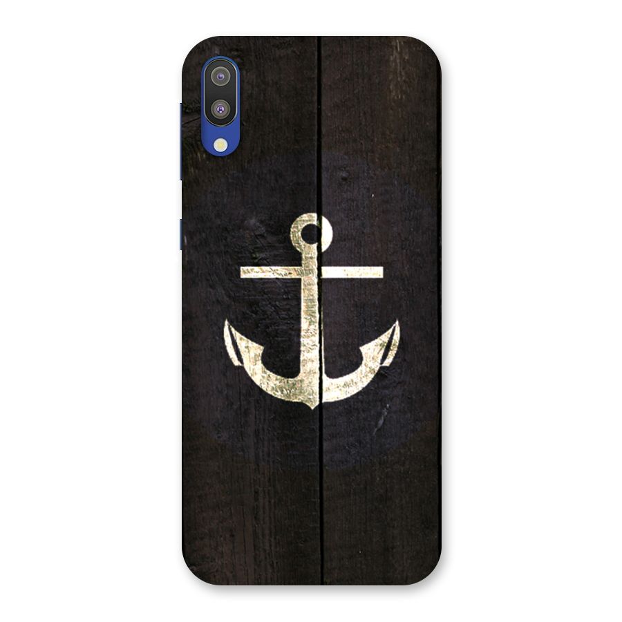 Wood Anchor Back Case for Galaxy M10
