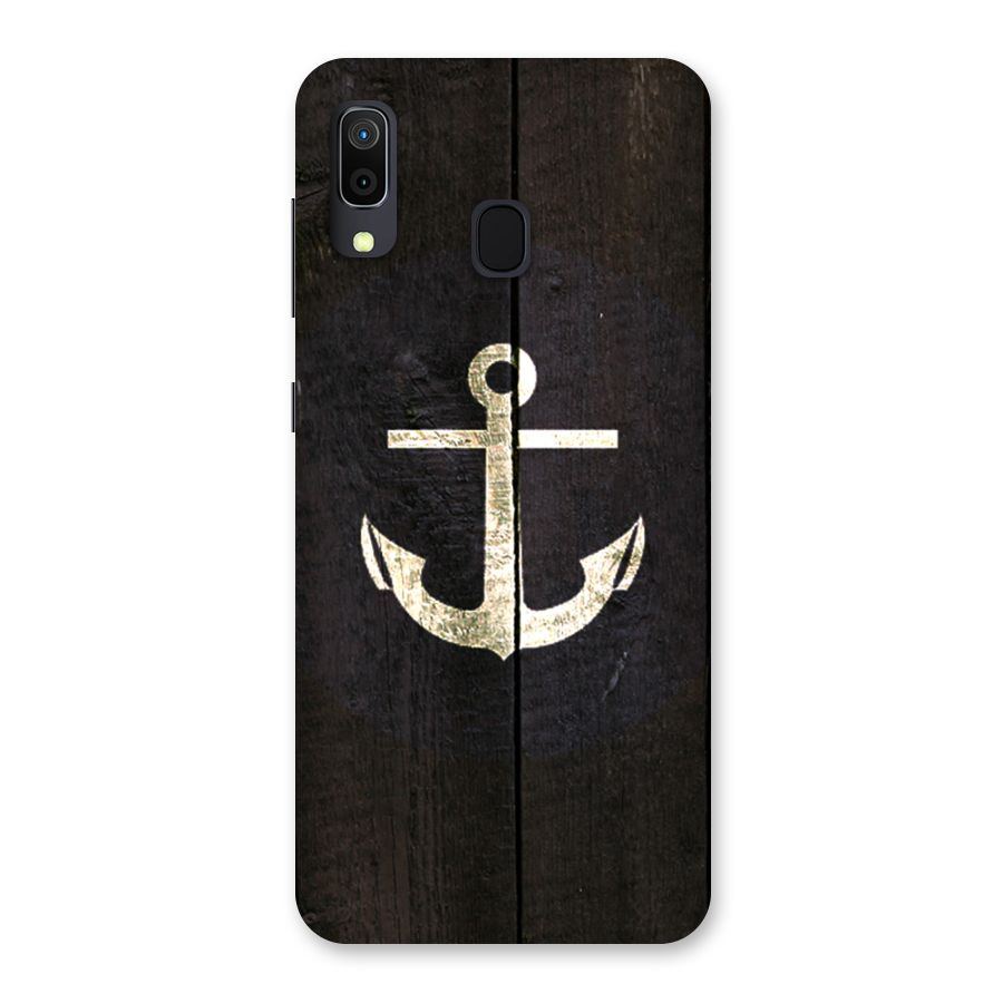 Wood Anchor Back Case for Galaxy M10s