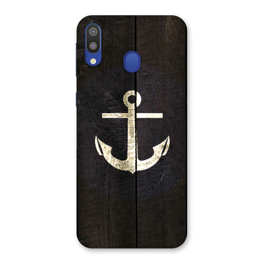 Wood Anchor Back Case for Galaxy M20