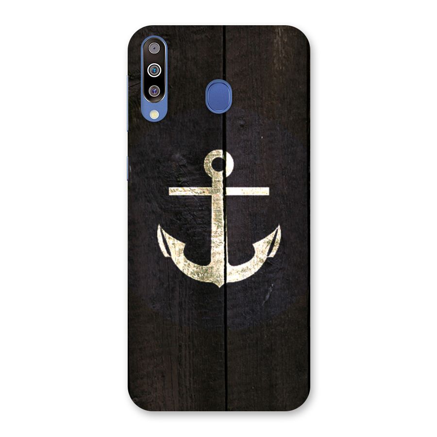Wood Anchor Back Case for Galaxy M30