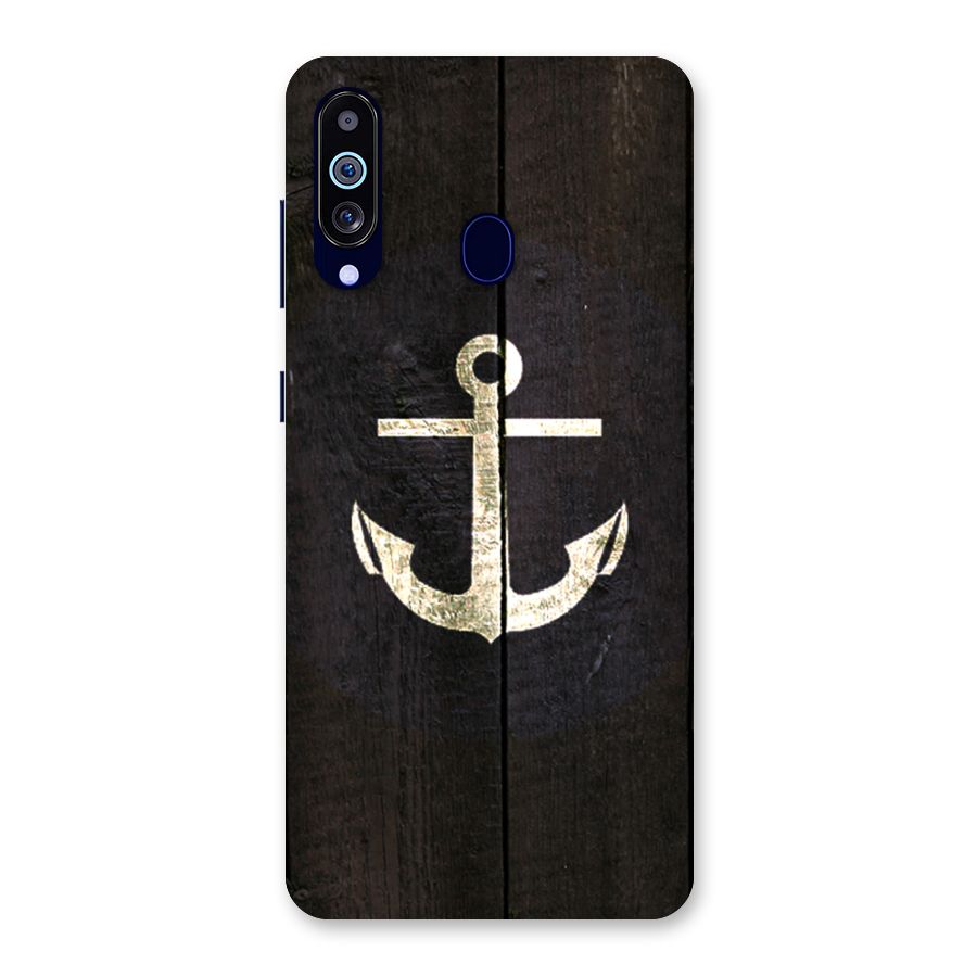 Wood Anchor Back Case for Galaxy M40