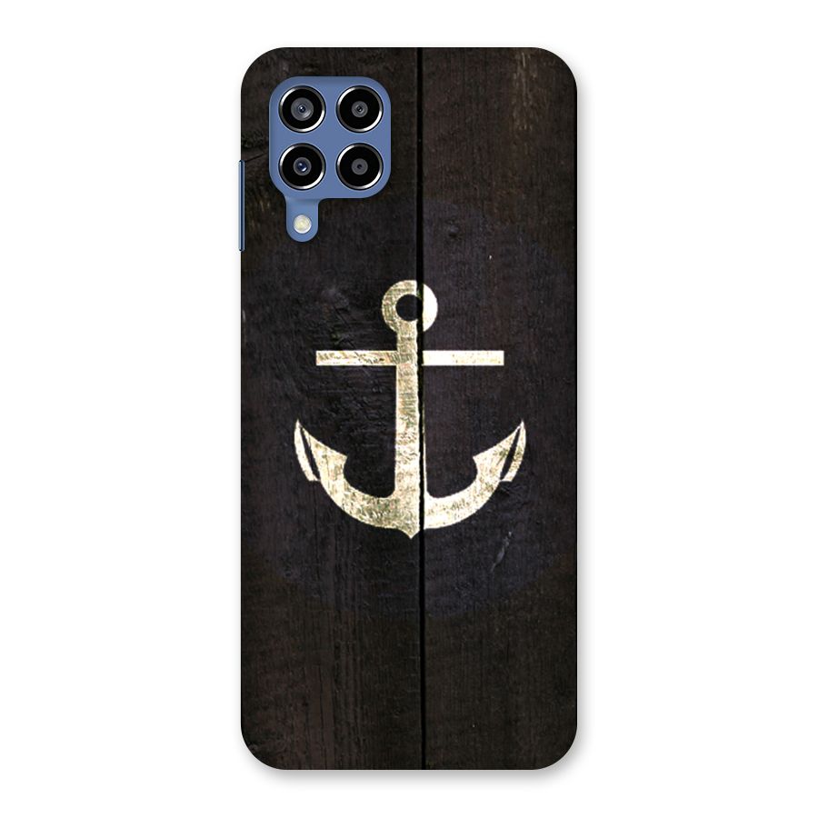 Wood Anchor Back Case for Galaxy M53 5G