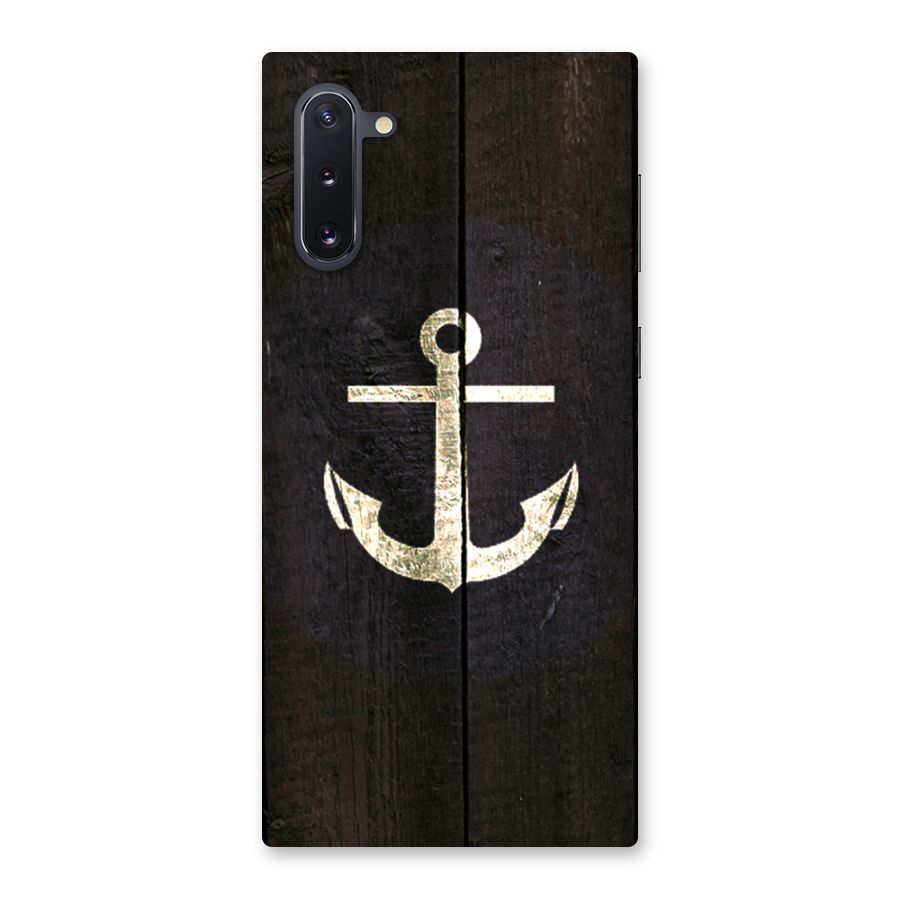 Wood Anchor Back Case for Galaxy Note 10