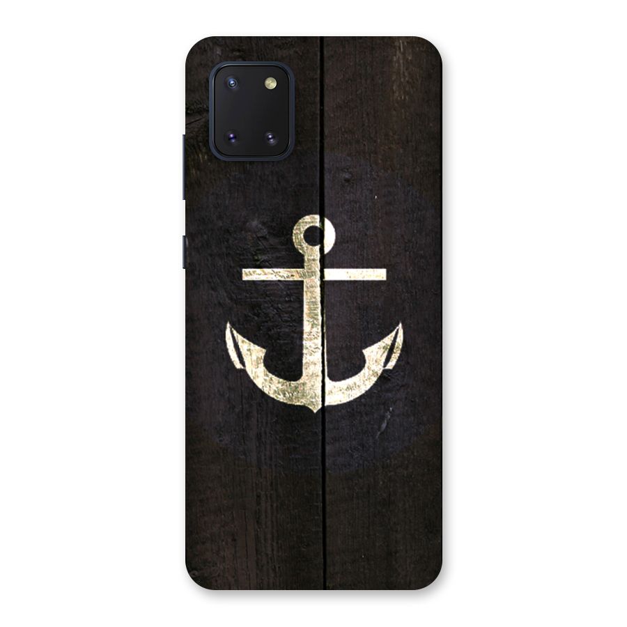 Wood Anchor Back Case for Galaxy Note 10 Lite