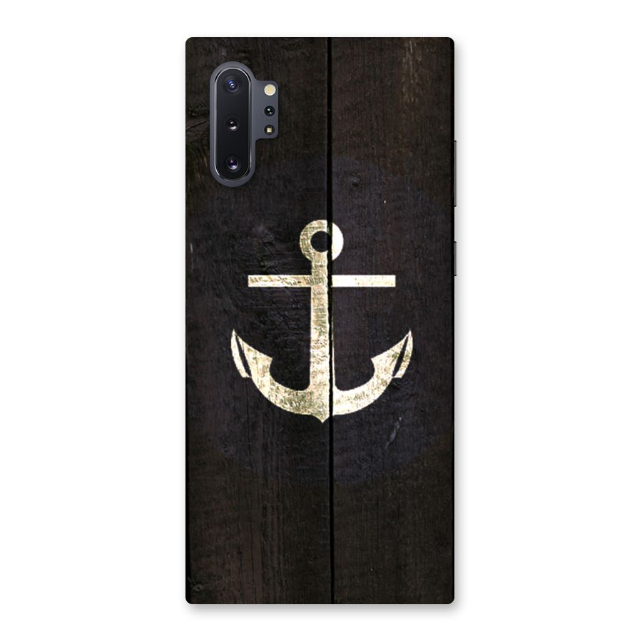 Wood Anchor Back Case for Galaxy Note 10 Plus