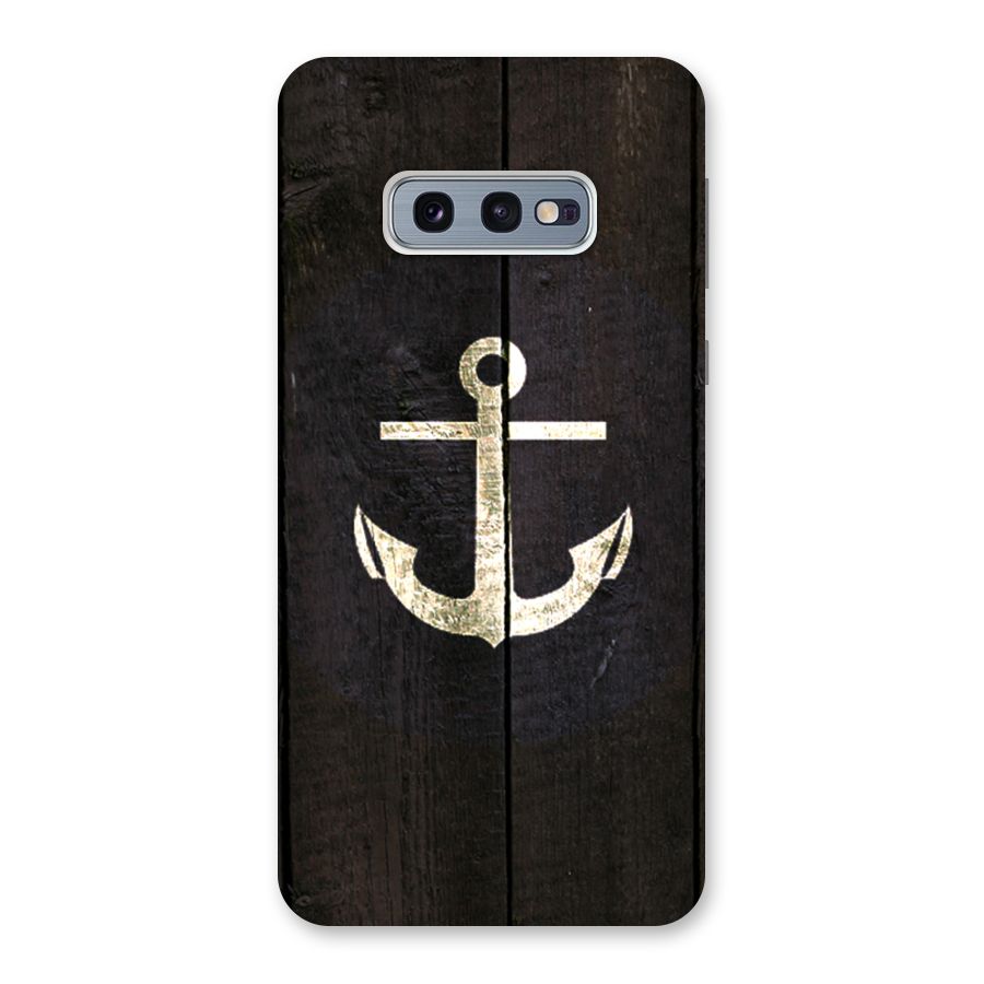 Wood Anchor Back Case for Galaxy S10e