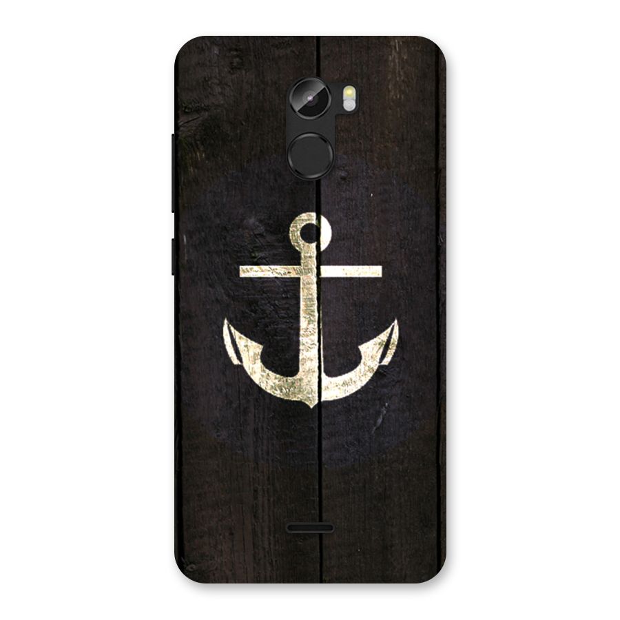 Wood Anchor Back Case for Gionee X1