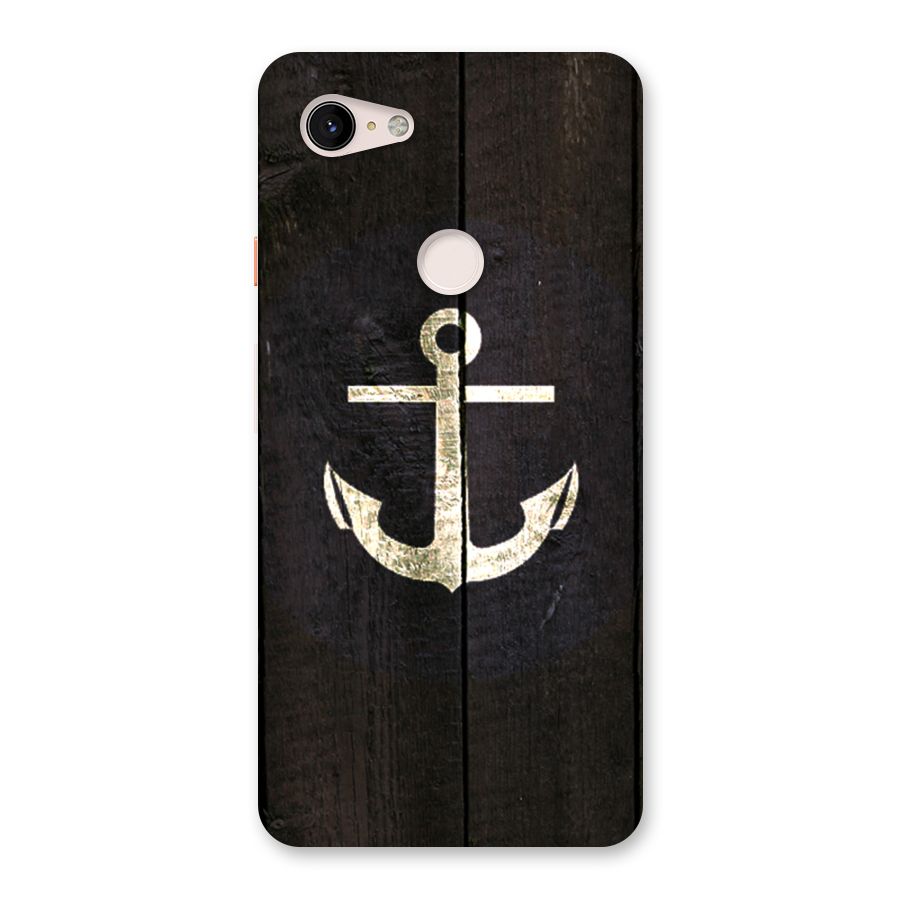 Wood Anchor Back Case for Google Pixel 3 XL