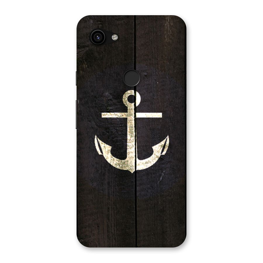 Wood Anchor Back Case for Google Pixel 3a XL